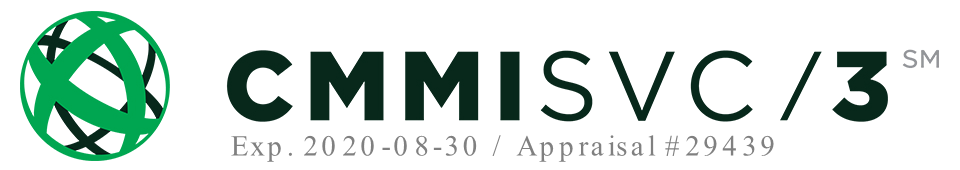 CMMI Services Level 3 - Expires 2020-08-30, Appraisal No.: 29439
