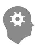 WebAim logo: grey profile silhouette with centered gear setting