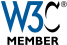 w3 member logo